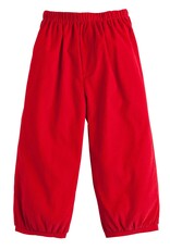 little english Banded Pull on Pants Red Corduroy
