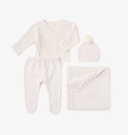 Elegant Baby Cashmere Pointelle TMH Boxed Set White NB