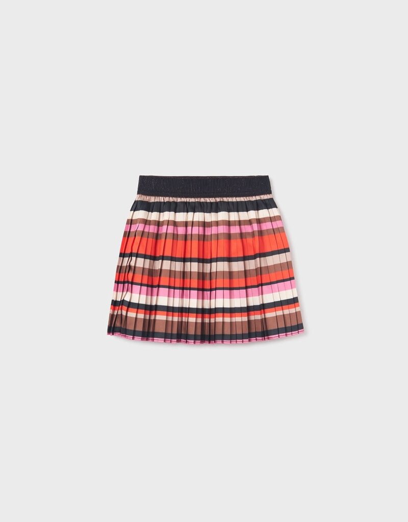 Abel & Lula Poppy Striped Pleated Skirt