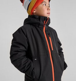 Reima Reimatec Winter Jacket Tieten Black w/Orange Zip