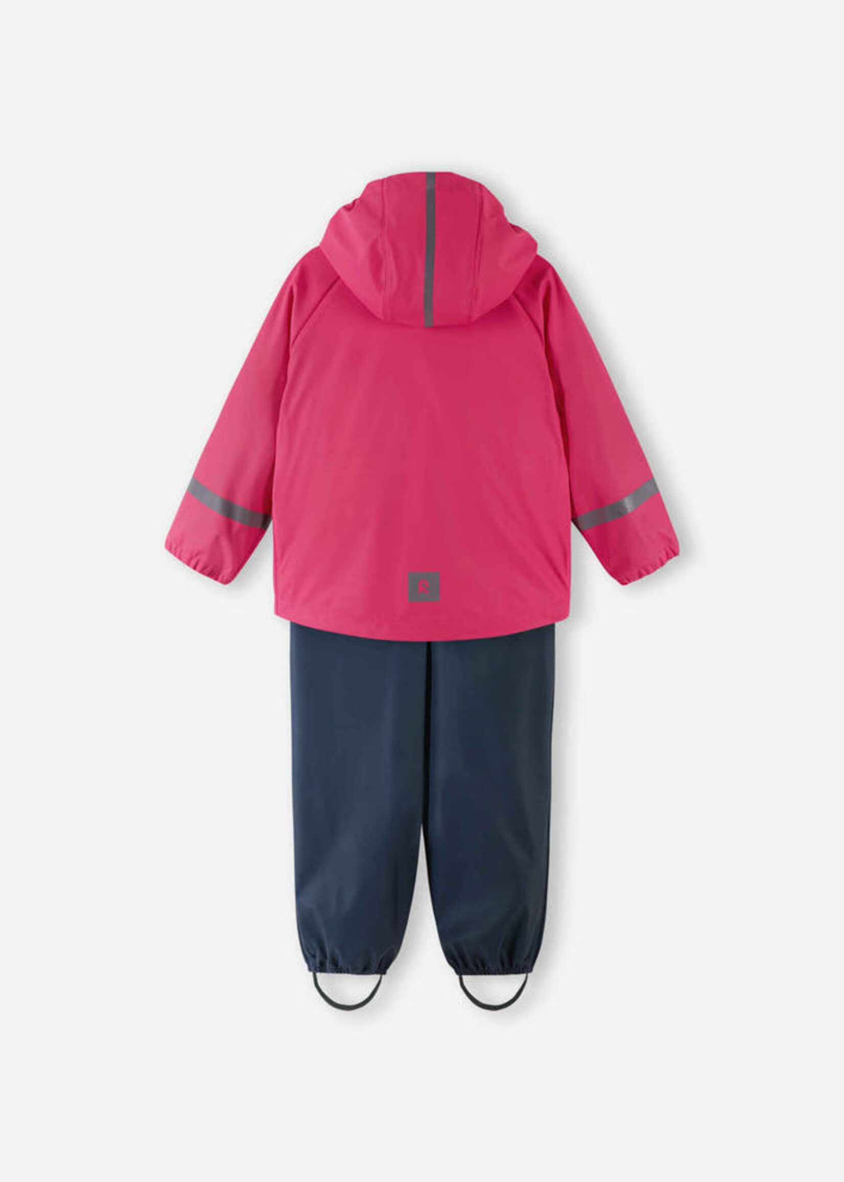 Reima Reima Waterproof 2pc Rain Set Pink Candy