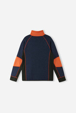Reima Reima Fleece Sweater Liukuen Navy w/Orange