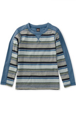 Tea Collection Striped Sporty Top Coronet Blue