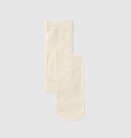 Abel & Lula Tights Cream Glitter Dot