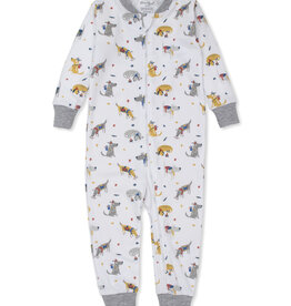 Kissy Kissy Pajama w/Zipper Pups on the Go