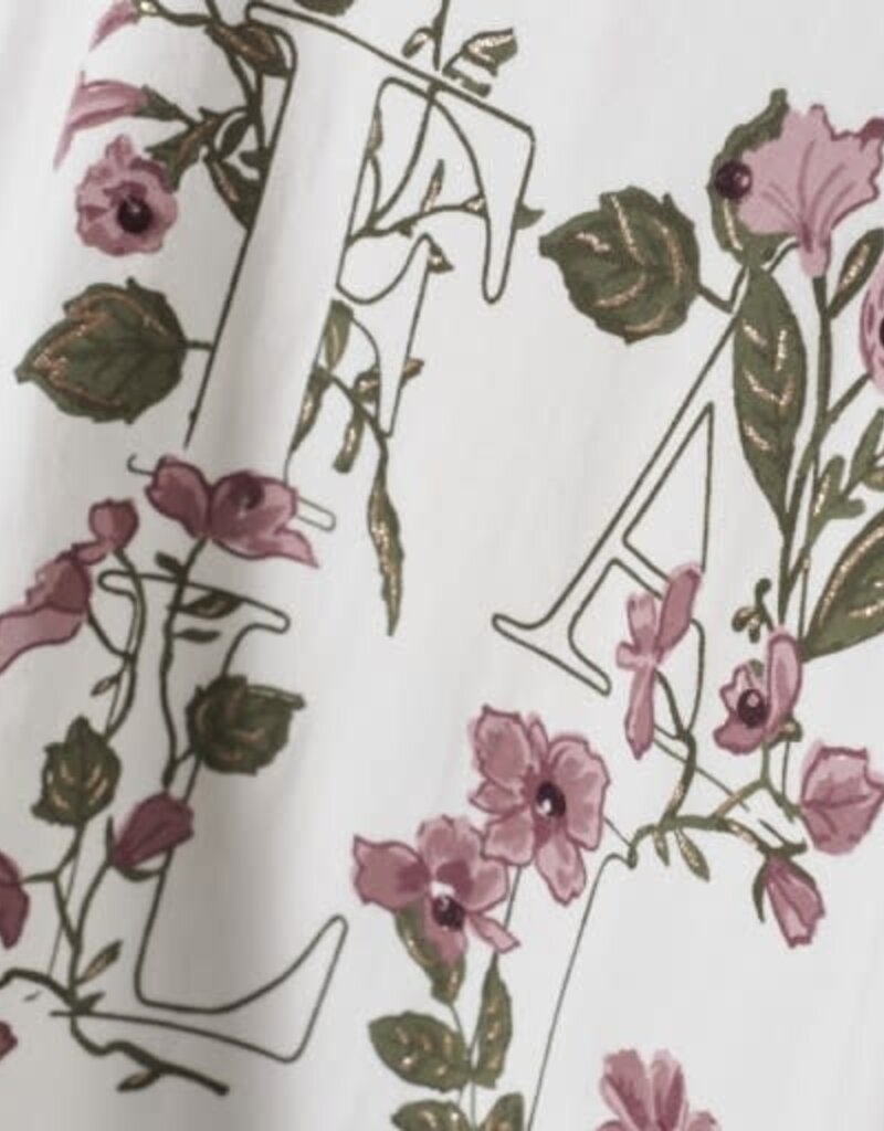 T-SHIRT LS W/FALL FLORAL