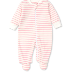 Kissy Kissy SALE Pink Stripe Footie w/Zipper