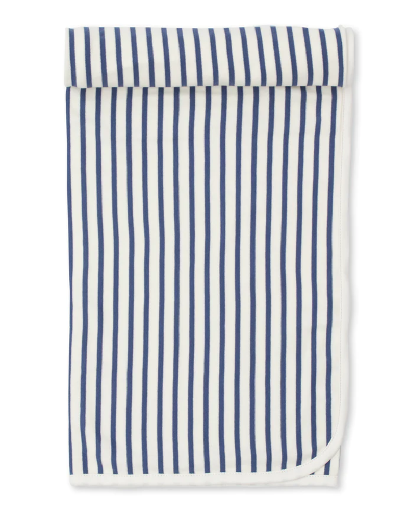 Navy Stripe Blanket Tip Toes