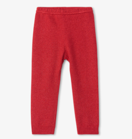 Hatley Kids SALE Holiday Red Cable Knit Baby Leggings