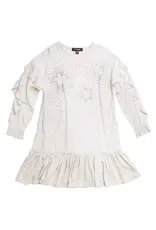 Metallic Jersey Dress Oatmeal