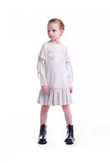 Metallic Jersey Dress Oatmeal