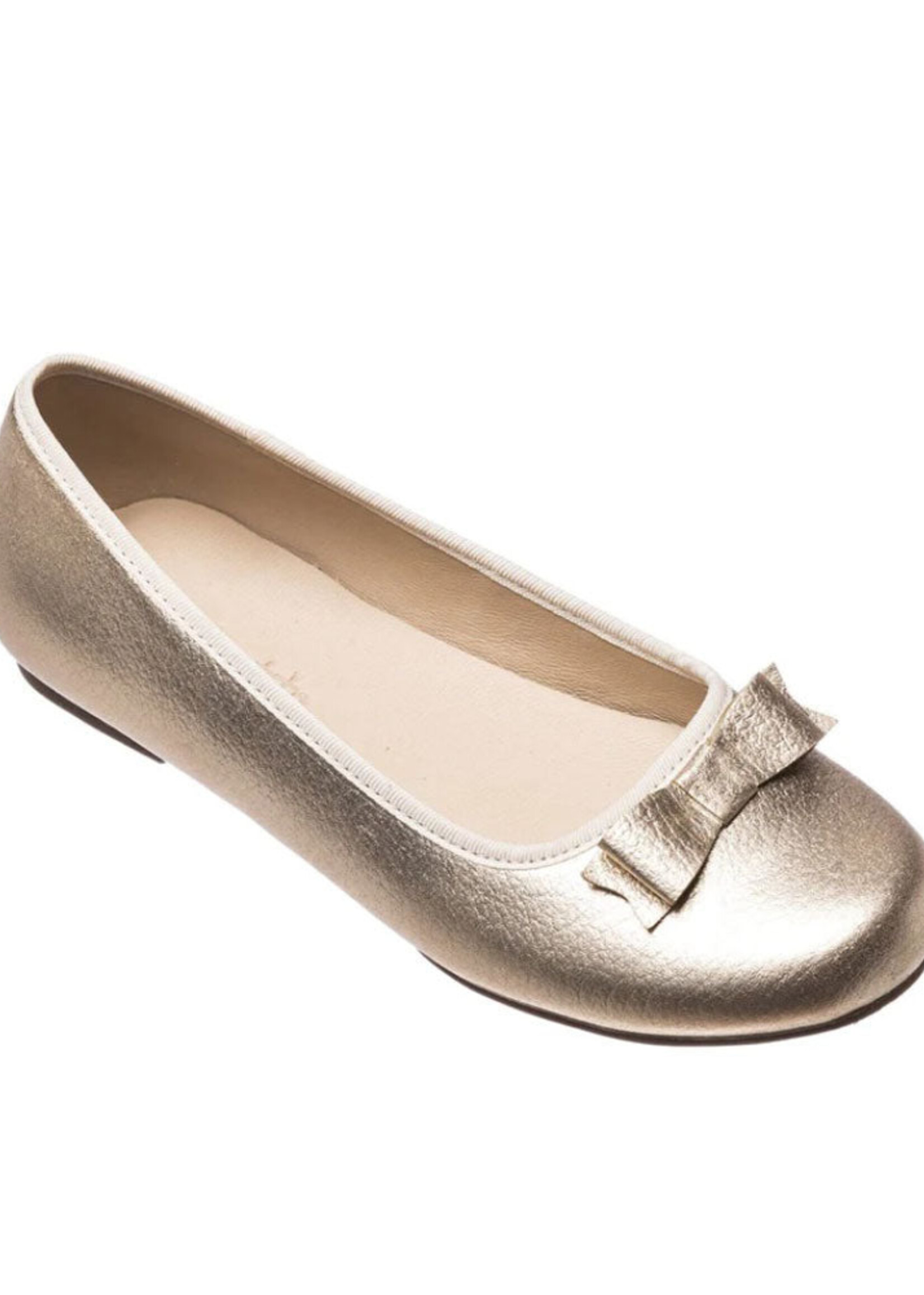 Elephantito Camille Flats Gold Leather
