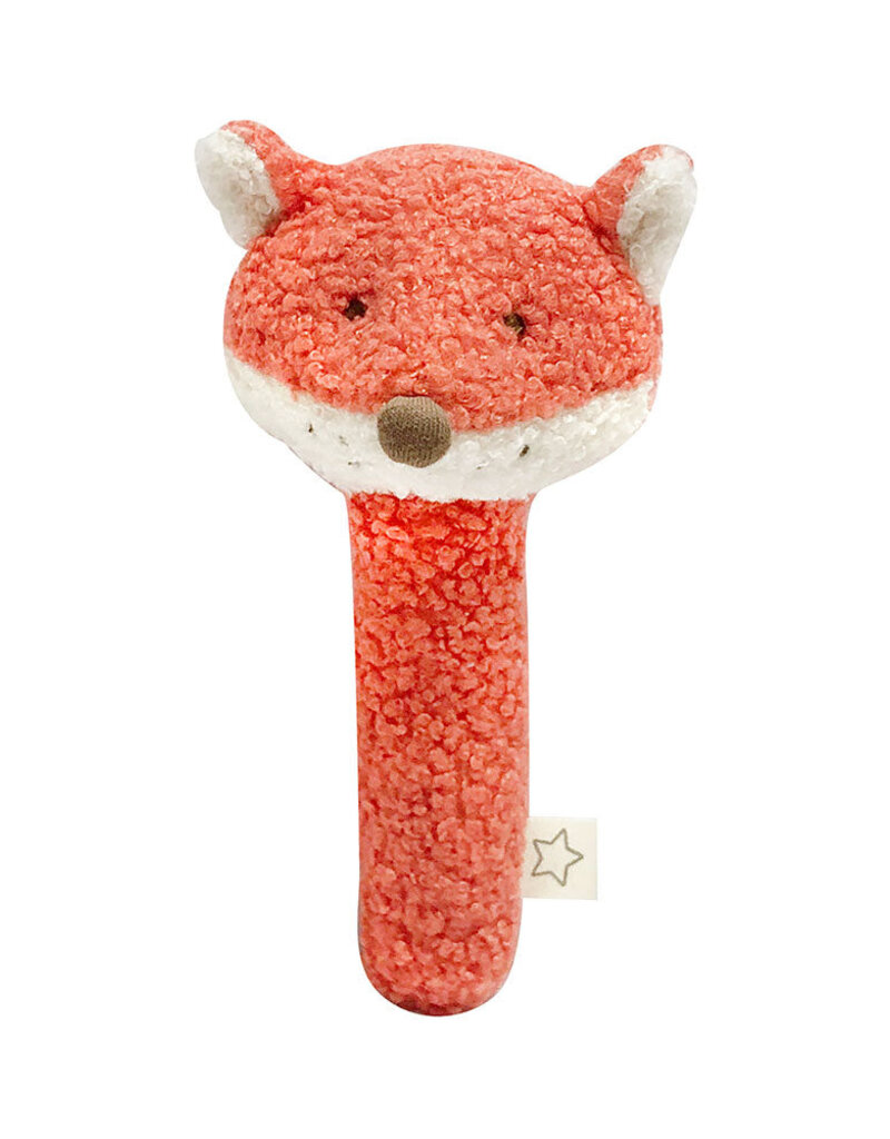Albetta Boucle Fur Fox Stick Rattle