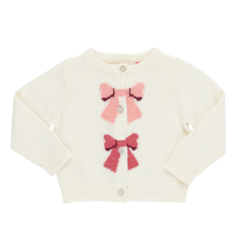 Pink Chicken SALE Maude sweater cream bows