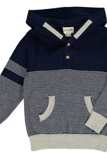 Me & Henry Hiker Hooded Sweatshirt Navy Multi