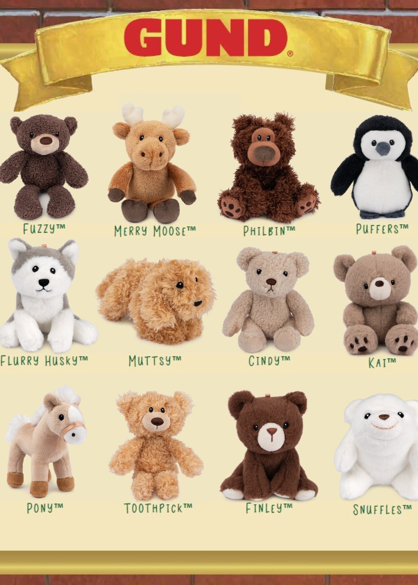 GUND 12-Day Holiday Advent  Calendar