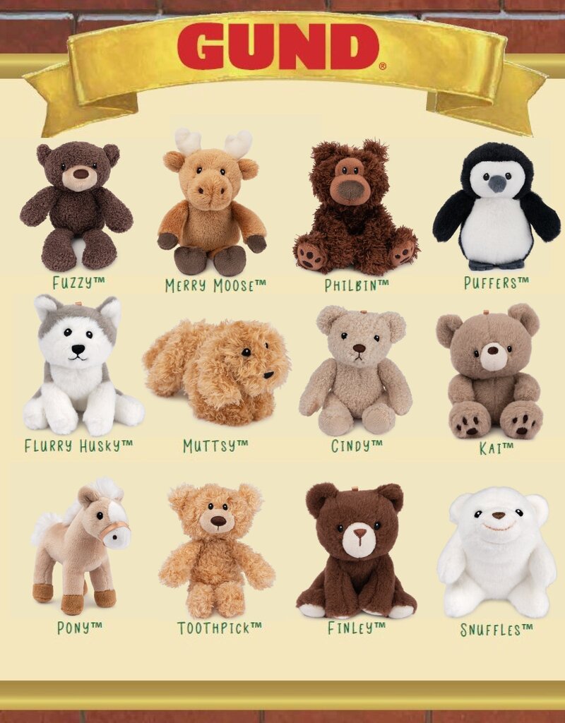Gund GUND 12-Day Holiday Advent  Calendar