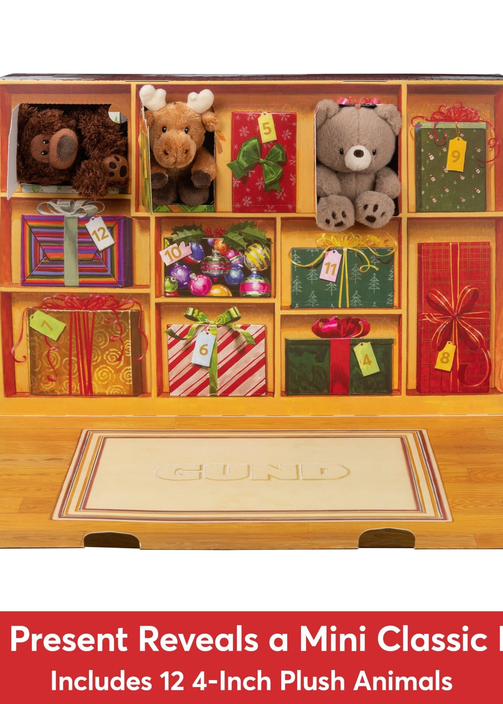 GUND 12-Day Holiday Advent  Calendar