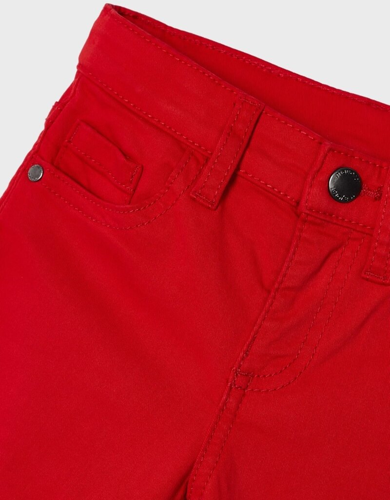 Mayoral Red 5 pocket slim fit basic pant