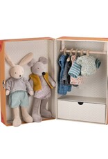 Speedy Monkey Suitcase - Rabbit & Mouse Wardrobe