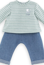 Corolle 14" PANTS and STRIPED T-SHIRT