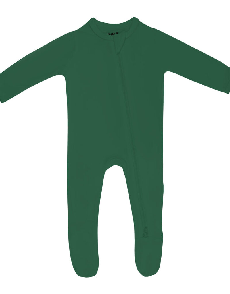 Kyte Baby Zippered Footie Forest