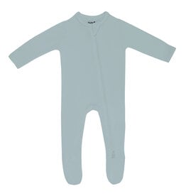 Kyte Baby Zippered Footie Glacier