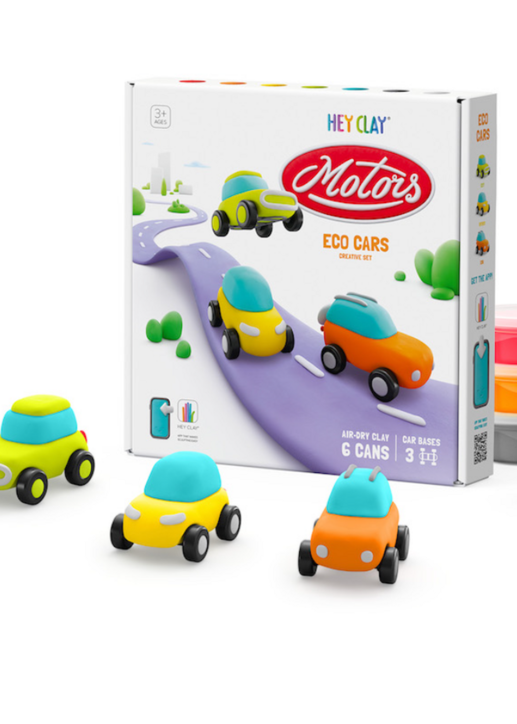 Fat Brain Hey Clay Eco Cars Set