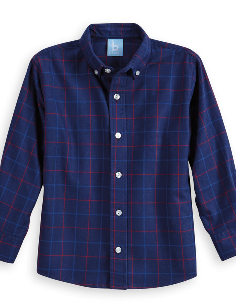 bella bliss Buttondown Shirt Bedford Plaid