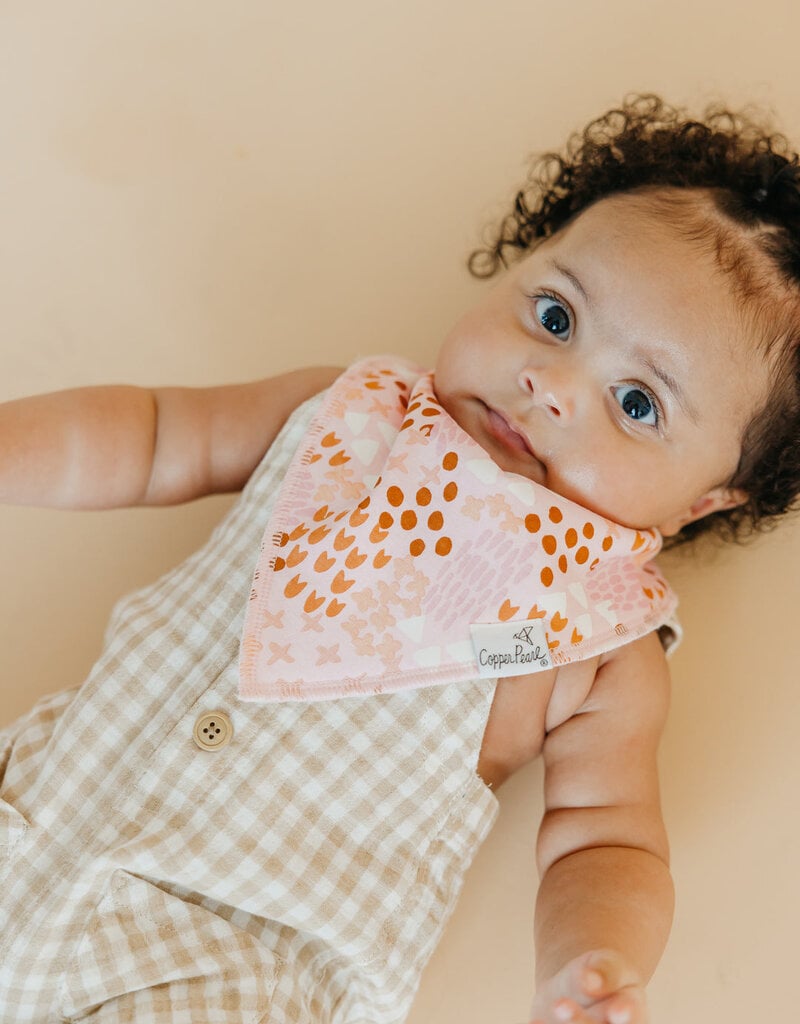 Copper Pearl Baby Bandana Bib Set 4 Rue