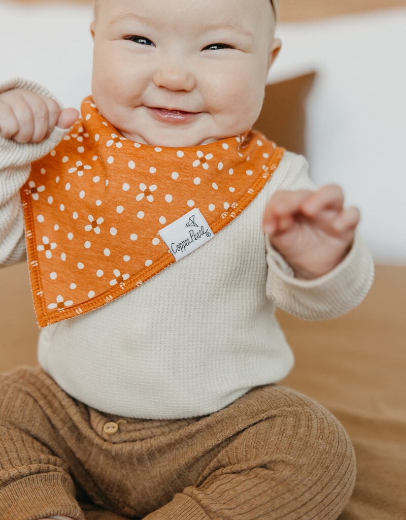 Copper Pearl Baby Bandana Bibs Set/4 Rue