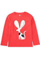 Tea Collection Puppy Love Graphic Tee Scarlet