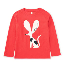 Tea Collection SALE Puppy Love Graphic Tee Scarlet