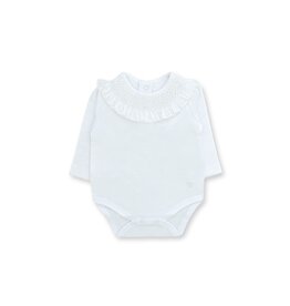 Tecomoabesos SALE SMOCK BODYSUIT L/L WHITE
