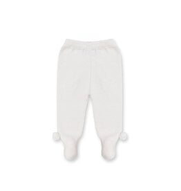 Tecomoabesos Pompom Knitted Pant White Celery