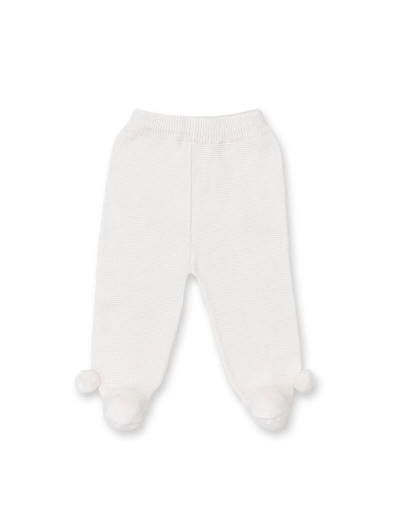 Tecomoabesos Pompom Knitted Pant White Celery