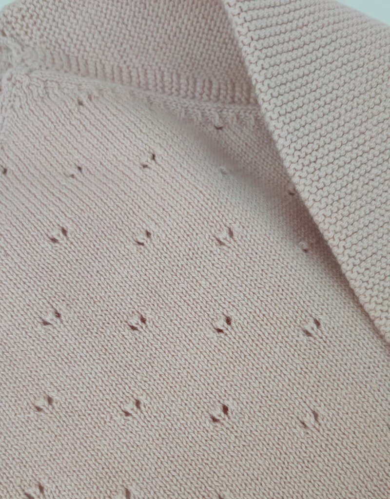 Tecomoabesos Pima Knitted Cardigan w/Pant Pink