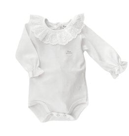 Tecomoabesos L/S BRODERIE PIMA BODYSUIT