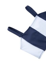 Habitual Kids color block 2pc swimsuit navy