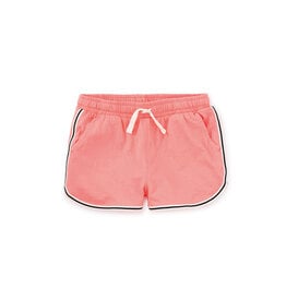 Tea Collection Binding Track Shorts Striped Bubble Gum