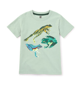 Tea Collection Frogs Graphic Tee Mica