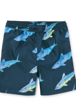 Tea Collection Mid Length Swim Trunks Coastal Sharks