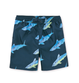 Tea Collection Mid Length Swim Trunks Coastal Sharks