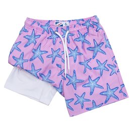 Bermies Boys Starfish Swim Trunks