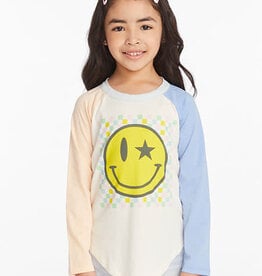 Chaser Checkered Smiley L/S Tee