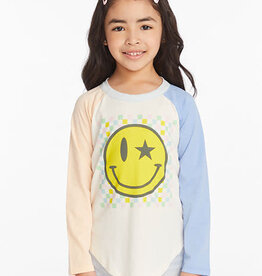 Chaser SALE Checkered Smiley L/S Tee