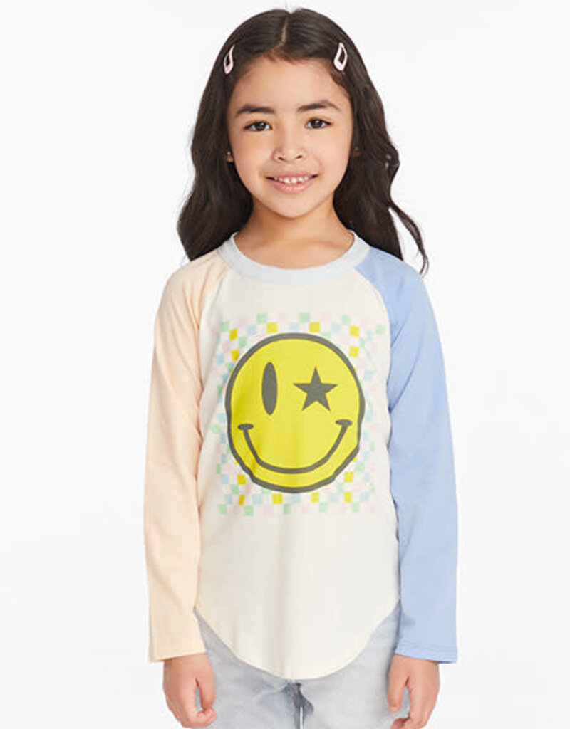 Chaser Checkered Smiley L/S Tee