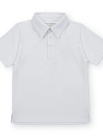 Lila + Hayes SALE. Will Performance Polo White