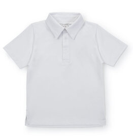 Lila + Hayes SALE. Will Performance Polo White