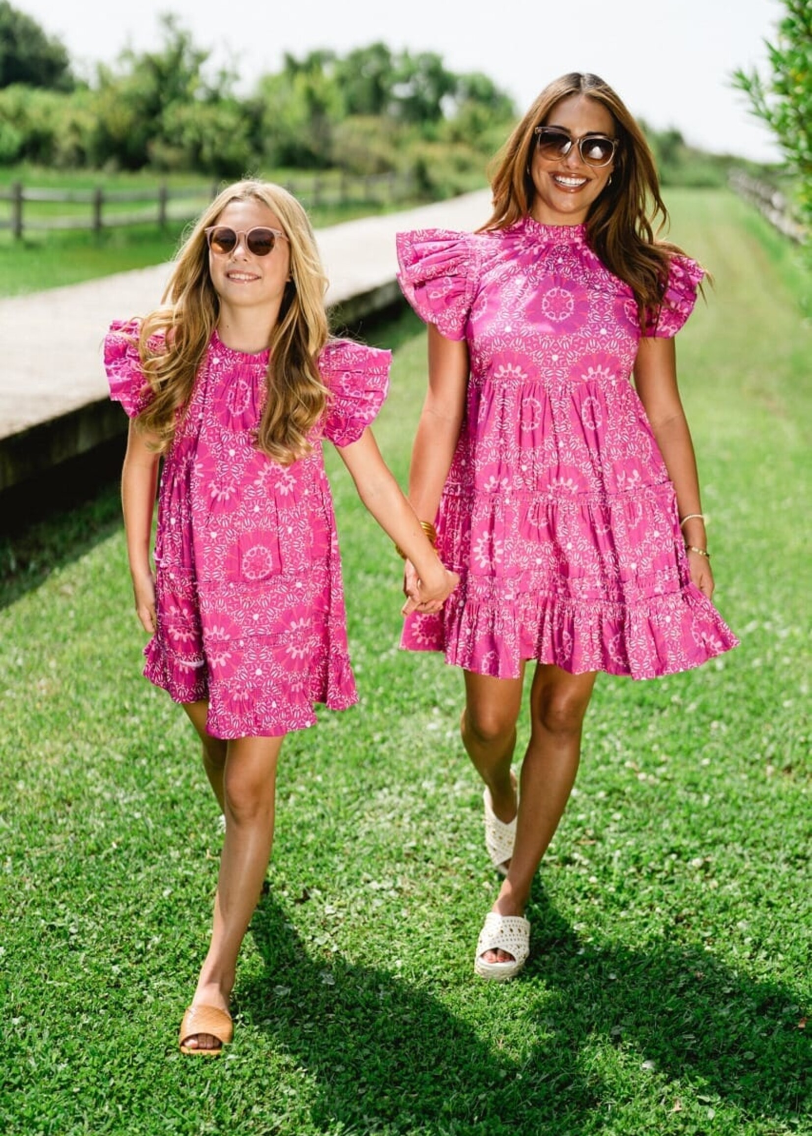 Briton Court Womens Maeve Mini Dress Magenta
